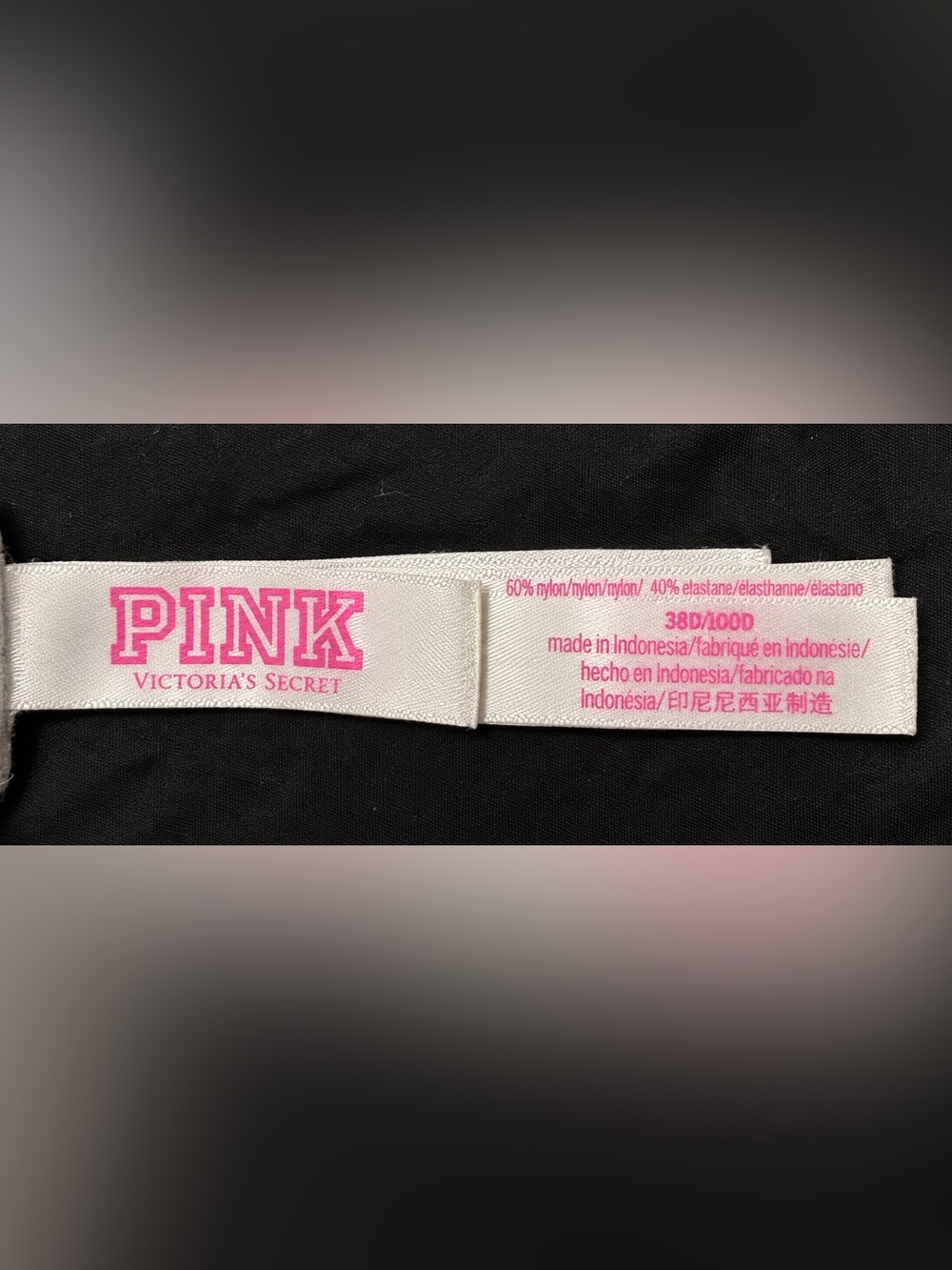 PINK Victoria's Secret Comfort Wireless Bra in Heather Taupe 38D. Never worn! - Picture 2 of 2